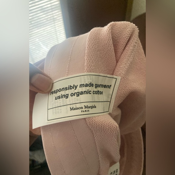 NWT Mens Maison Margiela Stereotype Organic Cotton Sweatpants Size 52 Peony Pink - Picture 12 of 13